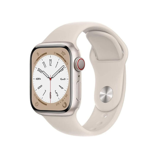 Apple Watch Series 8 GPS + Cell 45mm Starlight Aluminum Case and Starlight Band - MNVP3LL/A