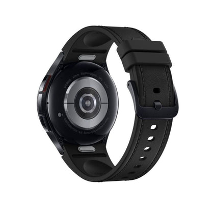 Samsung Galaxy Watch 6 Classic 43mm LTE - Black Stainless Steel with Black Leather Band - SM-R955UZKAXAA