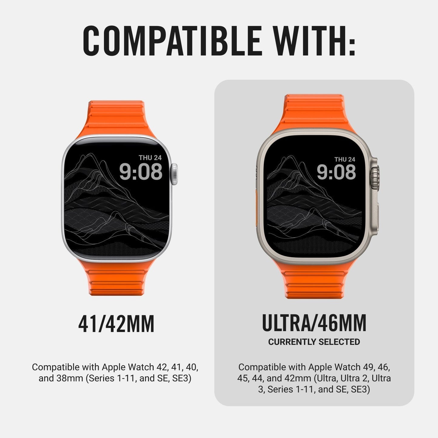 Everyday Watch Straps - Ultra/46mm - Basecamp Orange