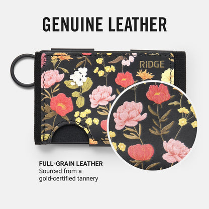 Everyday Keychain - Moonlight Garden Leather