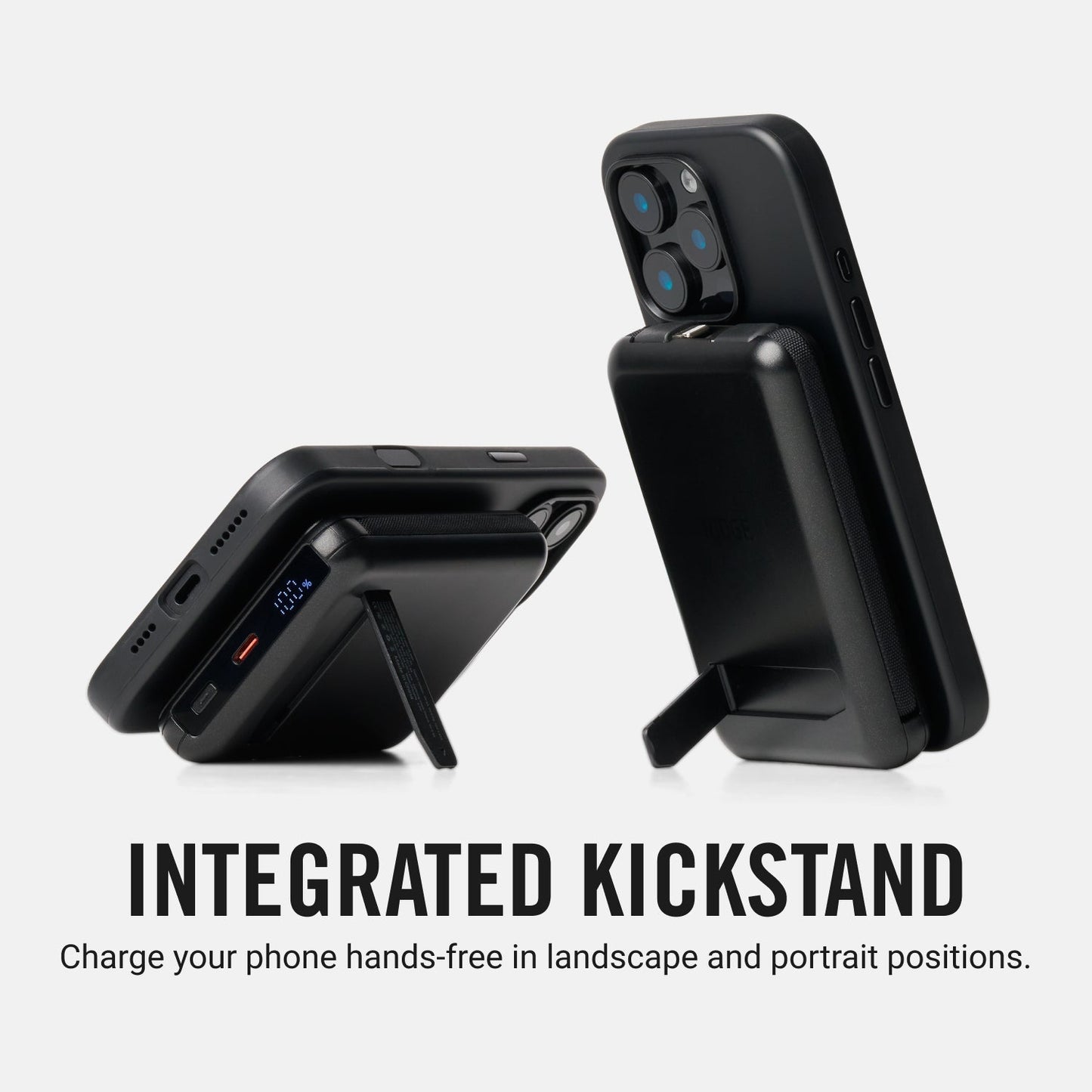 Magnetic Power Bank Bundle (2-Pack) - Matte Black / Basecamp Orange