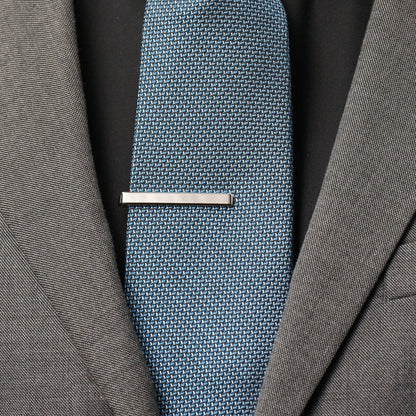 Tie Bar & Cufflinks Kit - Platinum