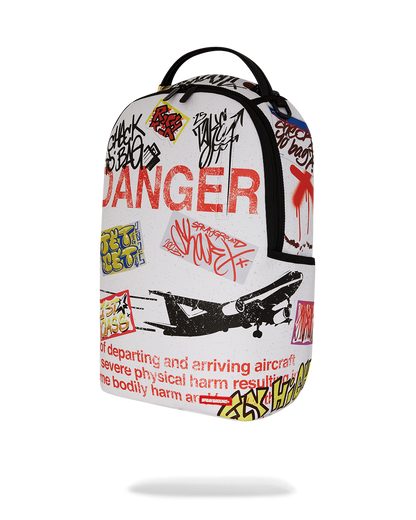 JETBLAST SIGN ON THE RUNWAY BACKPACK