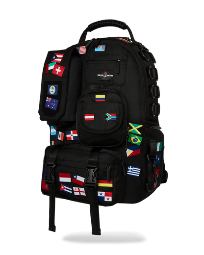JAMES FIRST CLASS GLOBAL FLAGS SPECIAL OPS CARGO BACKPACK