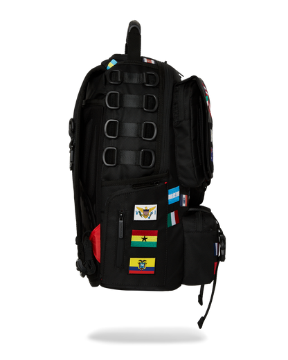JAMES FIRST CLASS GLOBAL FLAGS SPECIAL OPS CARGO BACKPACK