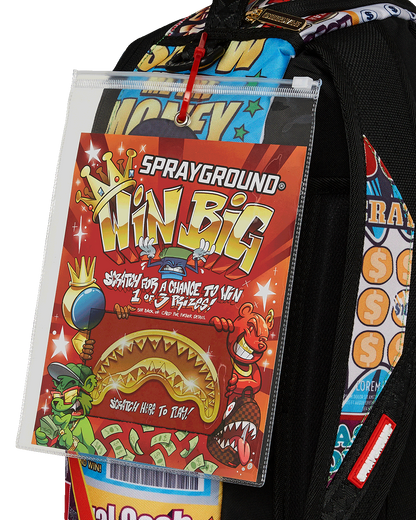 BIG MONEY BIG MONEY BACKPACK (COMES WITH SCRATCH OFF PLAYING CARD)