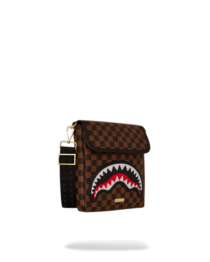 SAWTOOTH SHARKS IN PARIS MESSENGER SLING