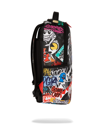 PACMAN LEVELED-UP ART BACKPACK
