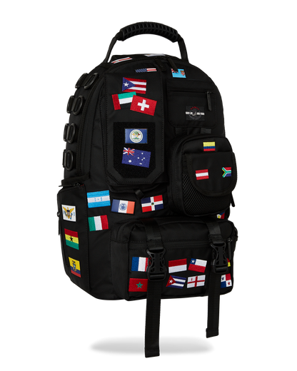JAMES FIRST CLASS GLOBAL FLAGS SPECIAL OPS CARGO BACKPACK