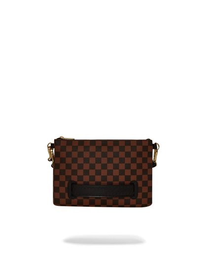 SAWTOOTH SHARKS IN PARIS CROSSOVER CLUTCH