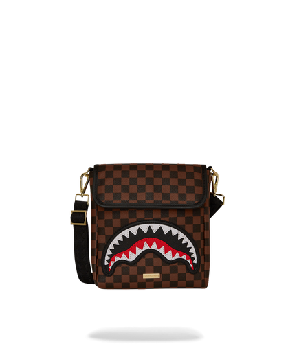 SAWTOOTH SHARKS IN PARIS MESSENGER SLING