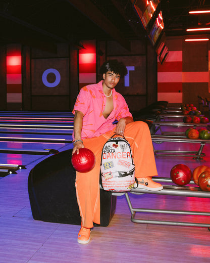 JETBLAST SIGN ON THE RUNWAY BACKPACK